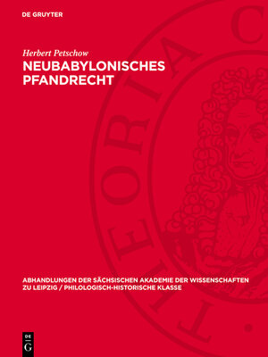 cover image of Neubabylonisches Pfandrecht
